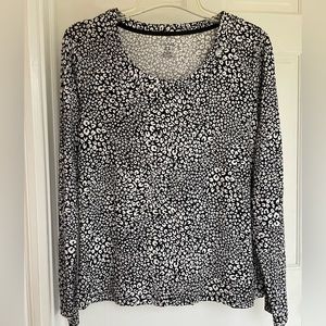 Black and white animal print XL by George still has some tags never worn blouse